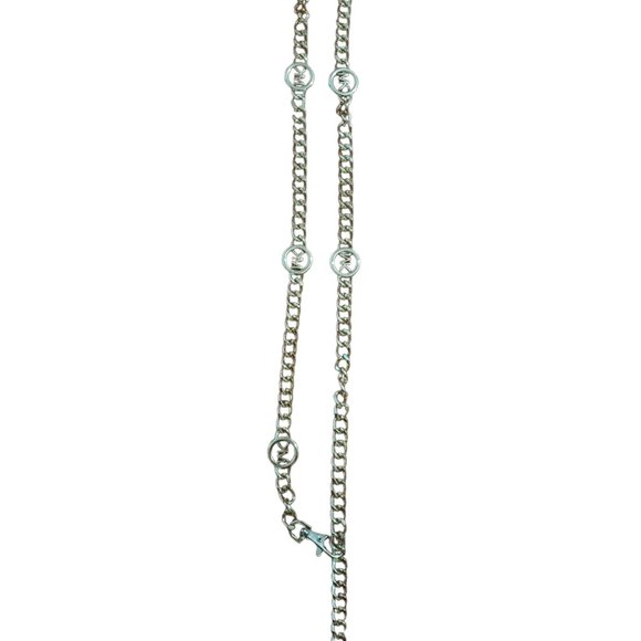 Michael Kors Gold Link Chain Belt, Shine in Gold, S/M, Designer, Yellow Gold, MK - Picture 1 of 11